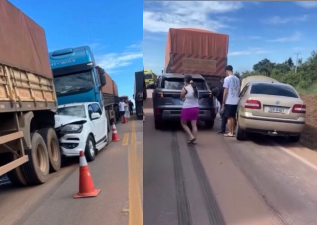 Acidente Trágico na BR-163: Mulher e Criança Morrem em Colisão | Vídeo Impactante