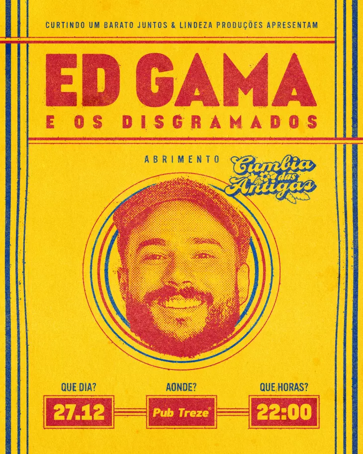 Ed Gama e os Disgramados retornam a Arapiraca com show imperdível Ed Gama e os Disgramados retornam a Arapiraca com show imperdível