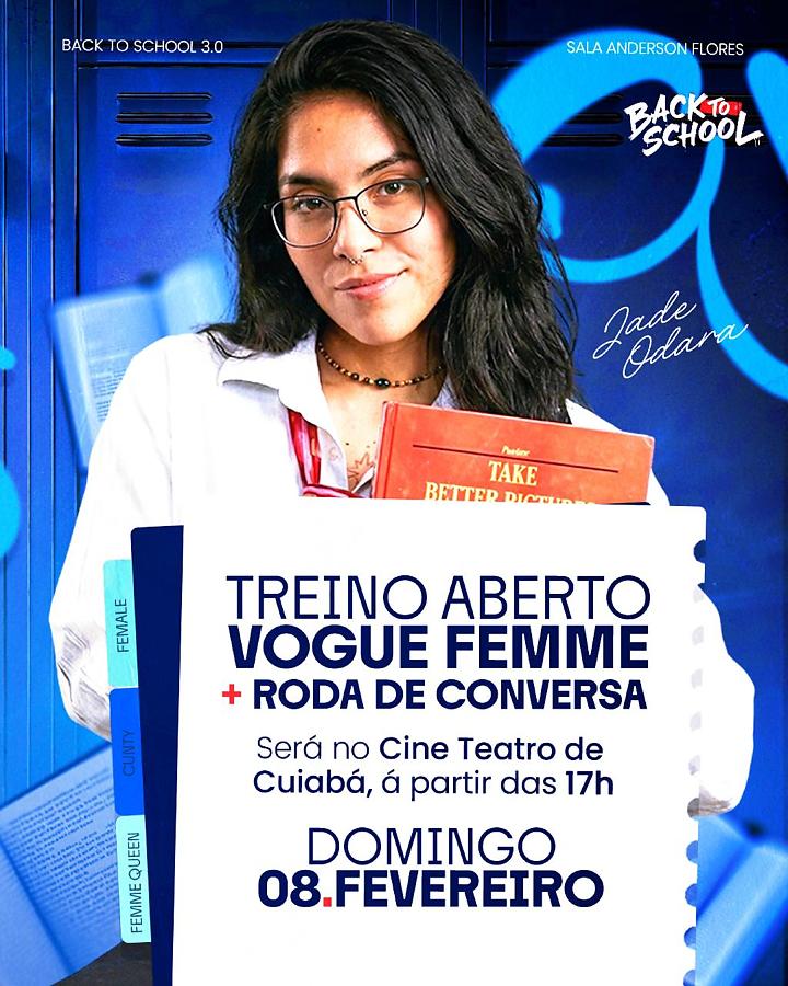 Back To School 3.0: Cuiabá Recebe Encontro de Vogue Femme e Roda de Conversa Back To School 3.0: Cuiabá Recebe Encontro de Vogue Femme e Roda de Conversa