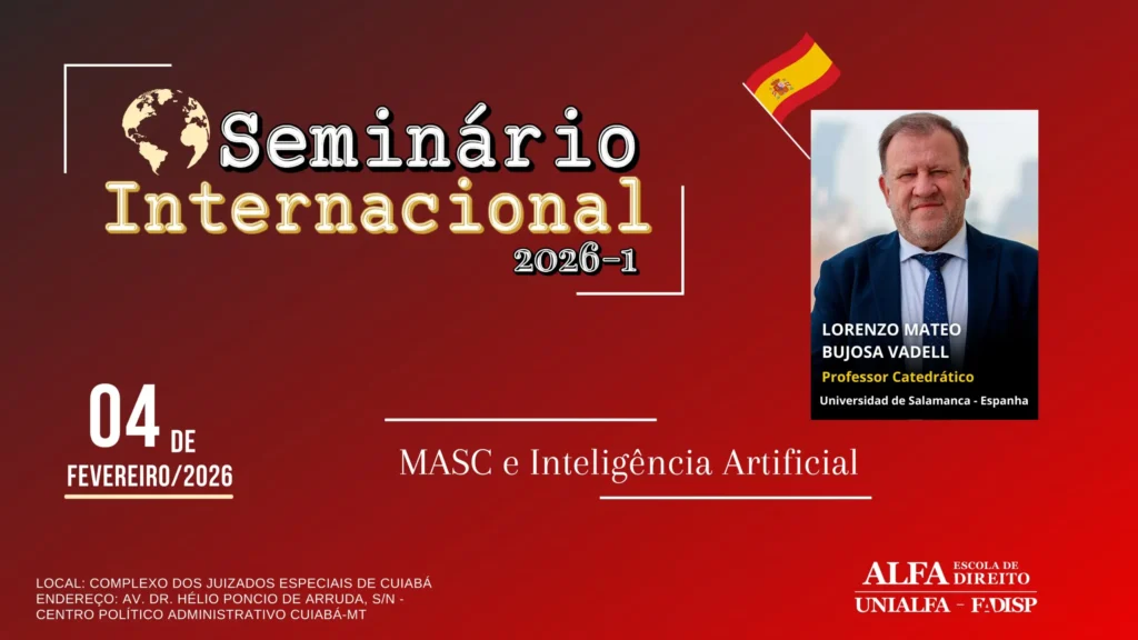 Seminário Internacional: Inteligência Artificial e Solução de Conflitos em Debate Seminário Internacional: Inteligência Artificial e Solução de Conflitos em Debate