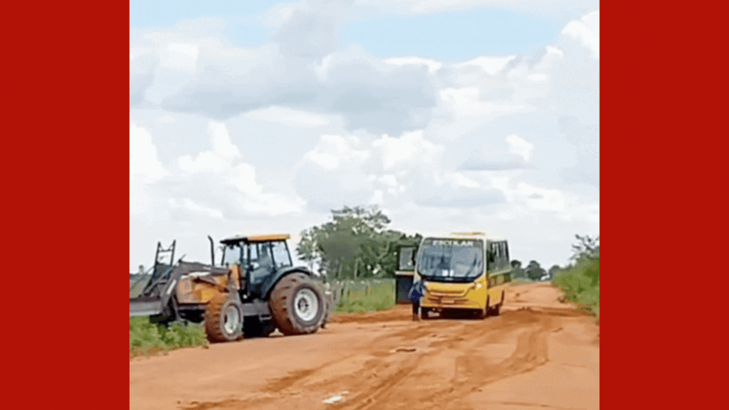 Crianças de Araguaiana Sofrem com Falta de Acesso à Educação por Estradas Ruins Crianças de Araguaiana Sofrem com Falta de Acesso à Educação por Estradas Ruins