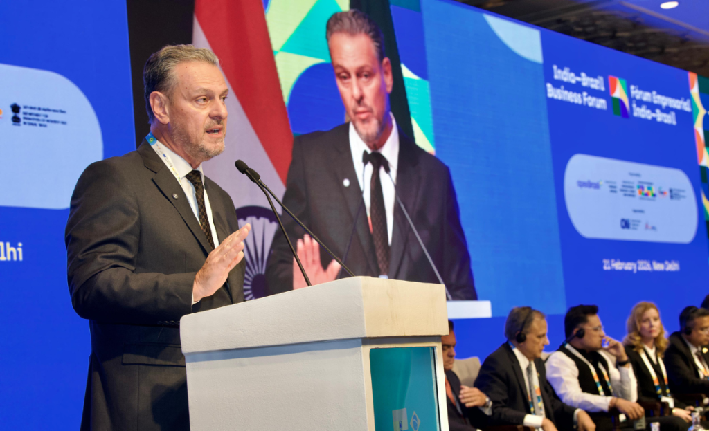 Fávaro Destaca Oportunidades do Agronegócio Brasileiro no India-Brazil Business Forum Fávaro Destaca Oportunidades do Agronegócio Brasileiro no India-Brazil Business Forum