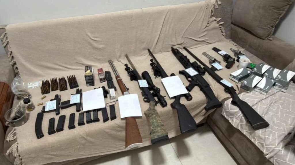 Polícia Civil apreende arsenal de guerra em operação contra o crime em MT