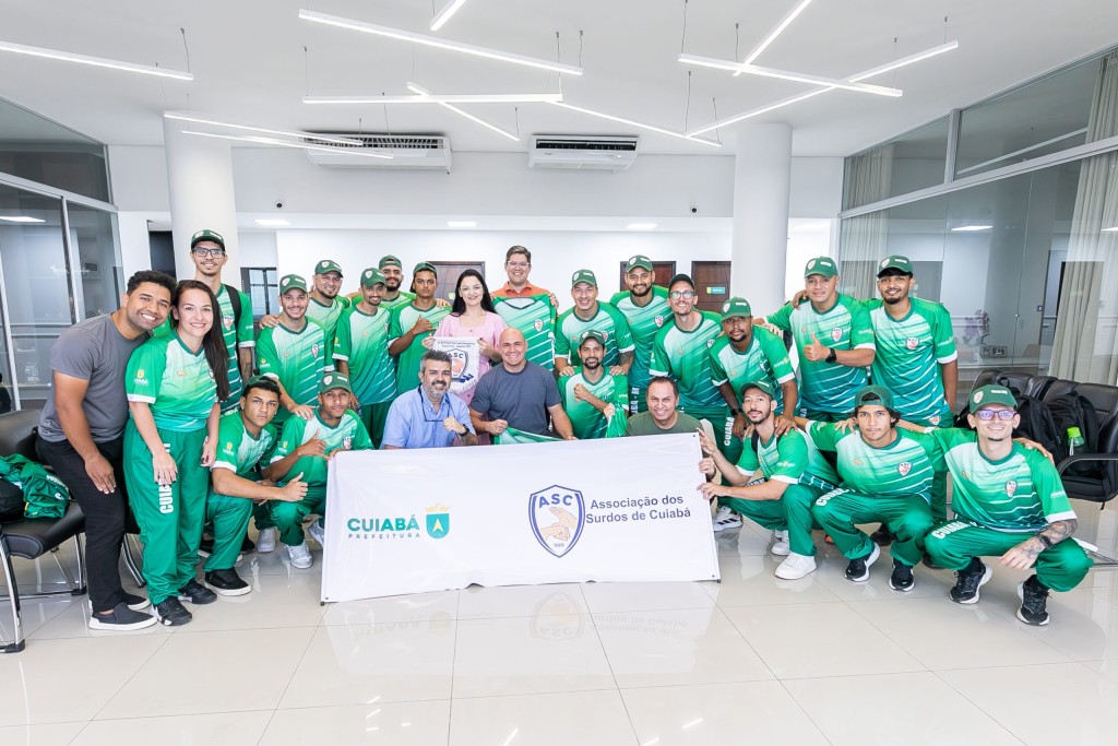 Prefeitura de Cuiabá Apoia Equipe de Futsal de Surdos para Mundial na Argentina Prefeitura de Cuiabá Apoia Equipe de Futsal de Surdos para Mundial na Argentina