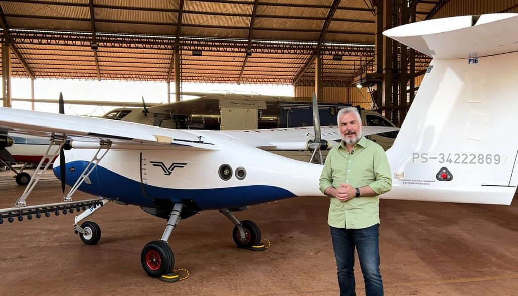 Aeronave Agrícola 100% Autônoma Inaugura Operações em Mato Grosso Aeronave Agrícola 100% Autônoma Inaugura Operações em Mato Grosso