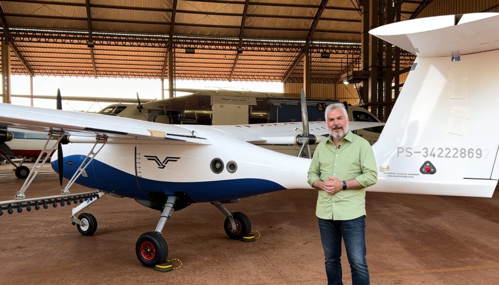 Aeronave Agrícola Autônoma Transforma Lavouras em Mato Grosso Aeronave Agrícola Autônoma Transforma Lavouras em Mato Grosso
