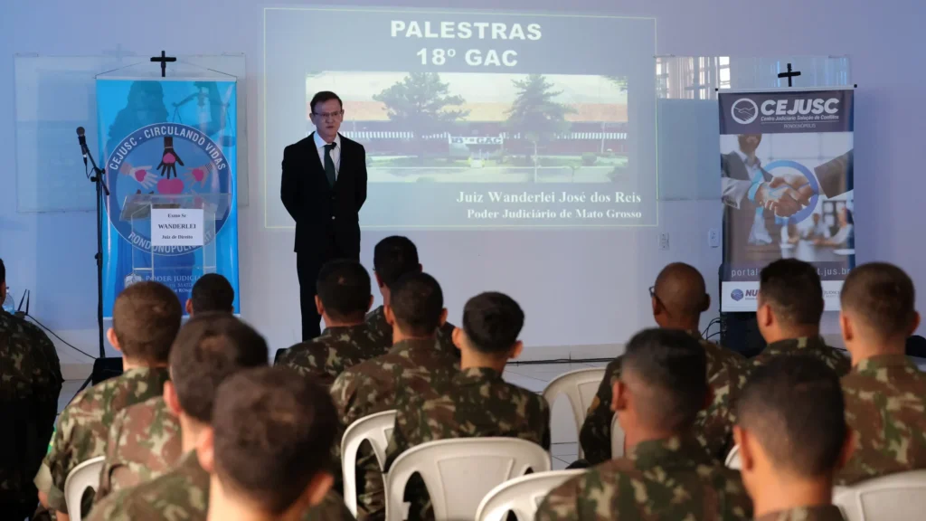 Autocomposição e Justiça Restaurativa: 5 Benefícios Apresentados em Palestra para Militares em Rondo