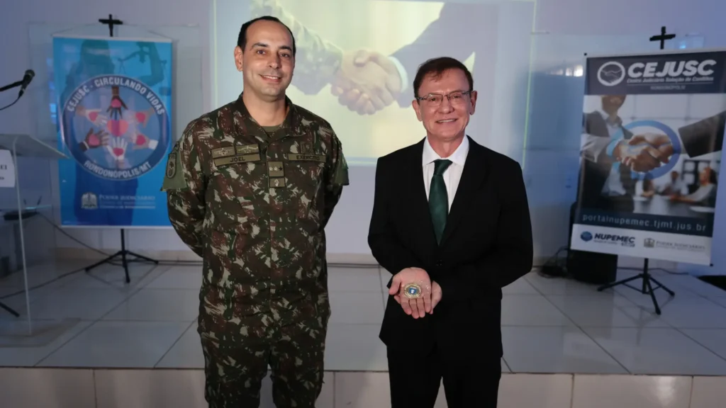 Judiciário e Exército debatem autocomposição e Justiça Restaurativa em Rondonópolis