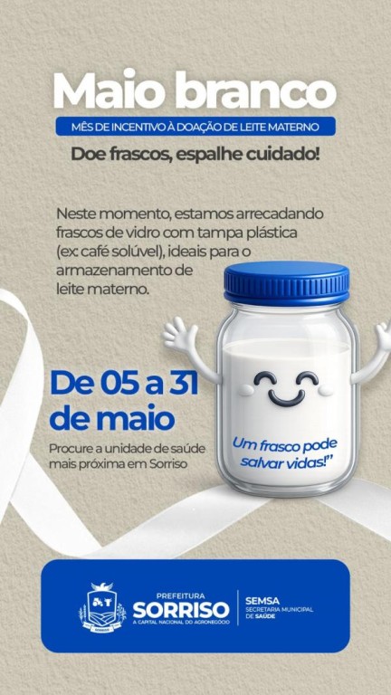 Município Coleta Frascos para Doação ao Banco de Leite Humano Município Coleta Frascos para Doação ao Banco de Leite Humano