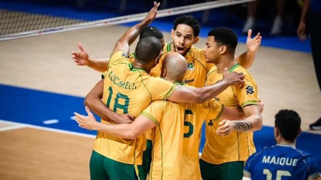 Brasil vence Canadá e encerra sequência negativa na Liga das Nações de vôlei
