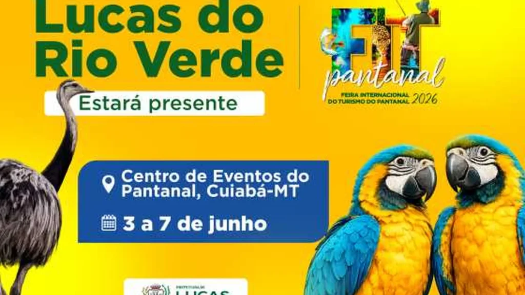Lucas do Rio Verde impulsiona economia criativa na FIT Pantanal 2026 com inovação e negócios Lucas do Rio Verde impulsiona economia criativa na FIT Pantanal 2026 com inovação e negócios