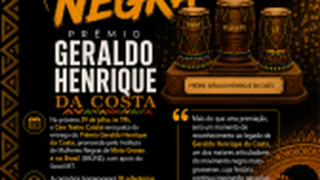 Prêmio Geraldo Henrique da Costa destaca 30 líderes na luta por igualdade racial em Cuiabá